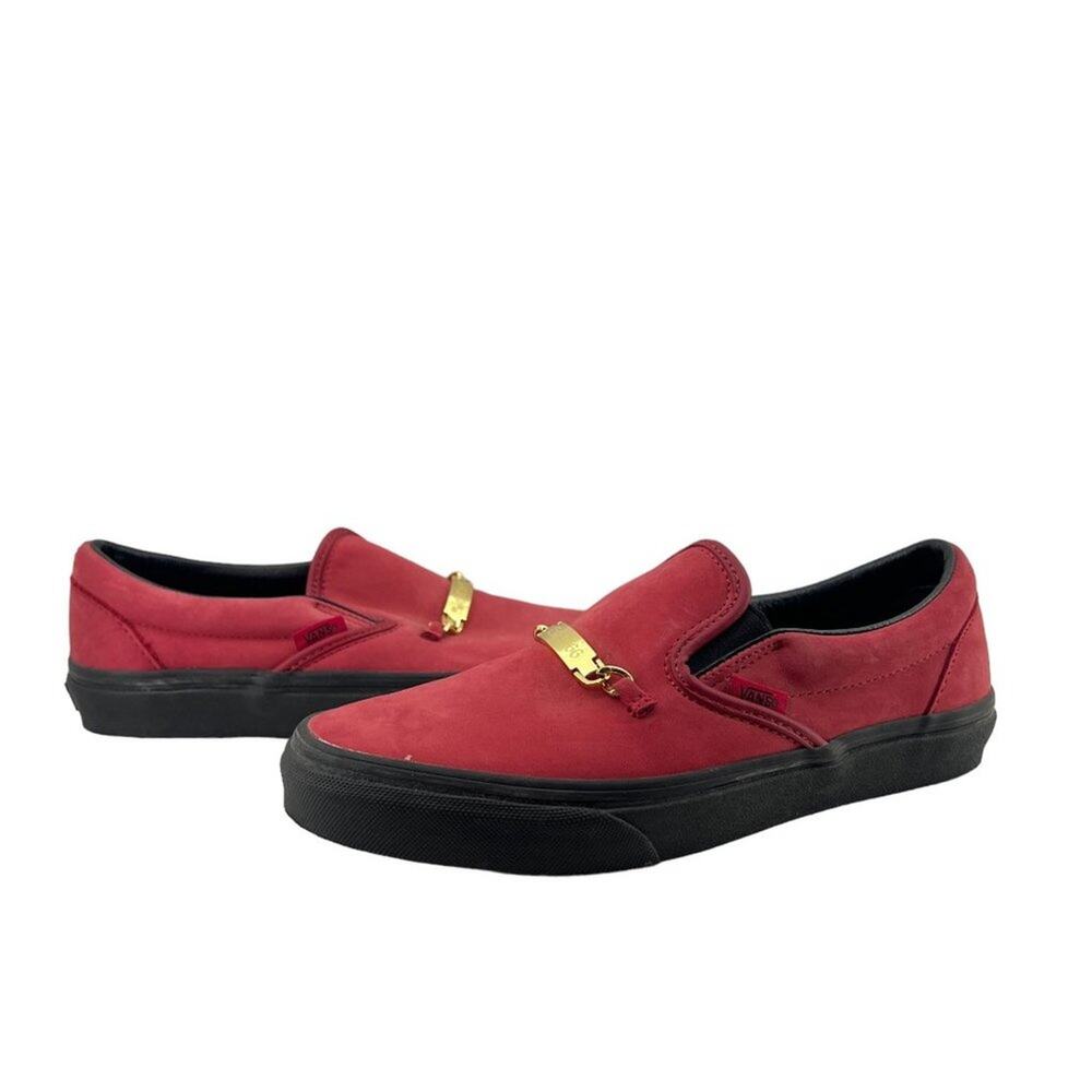 Vans Classic Slip On Vans Id Chili Pepper Skate Shoes Size Men's 6 Women's 7.5